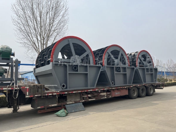 洗沙設備發(fā)貨現(xiàn)場